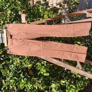 NWT i. e. Relaxed Brushed Cotton Slacks/Trousers Brown 10